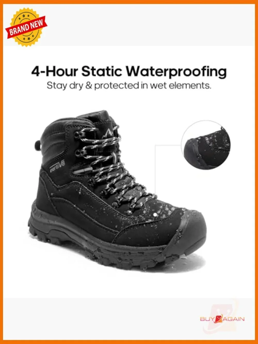 Waterproof Hiking Boots Women Trekking Trail Backpacking Outdoor Leather